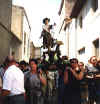 Procesión de San Juan, cuya imagen portan las Mayordomas